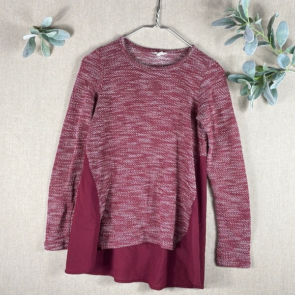 Lucky Brand Tops - Lucky Brand > Red Layered Long Sleeve Top Small
